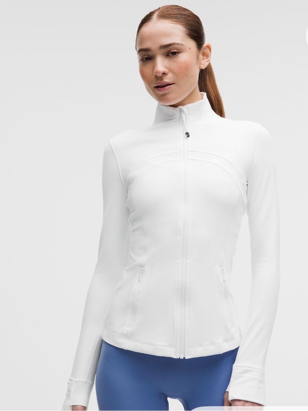NWT Lululemon Define Women's White Full‑Zip Jacket. Size: 10